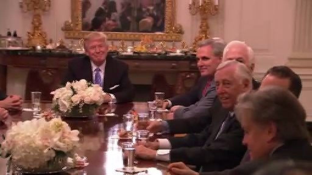 Las primeras cenas de Donald Trump en la Casa Blanca