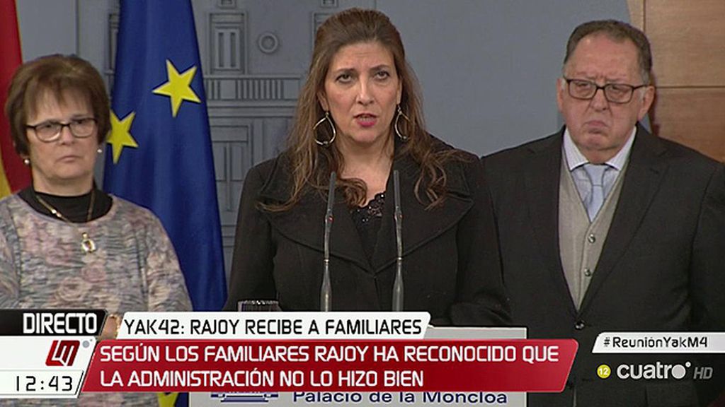 Curra Ripollés asegura que salen “esperanzados” tras la reunión con Rajoy: “Nos dice que quieren hacer las cosas bien”