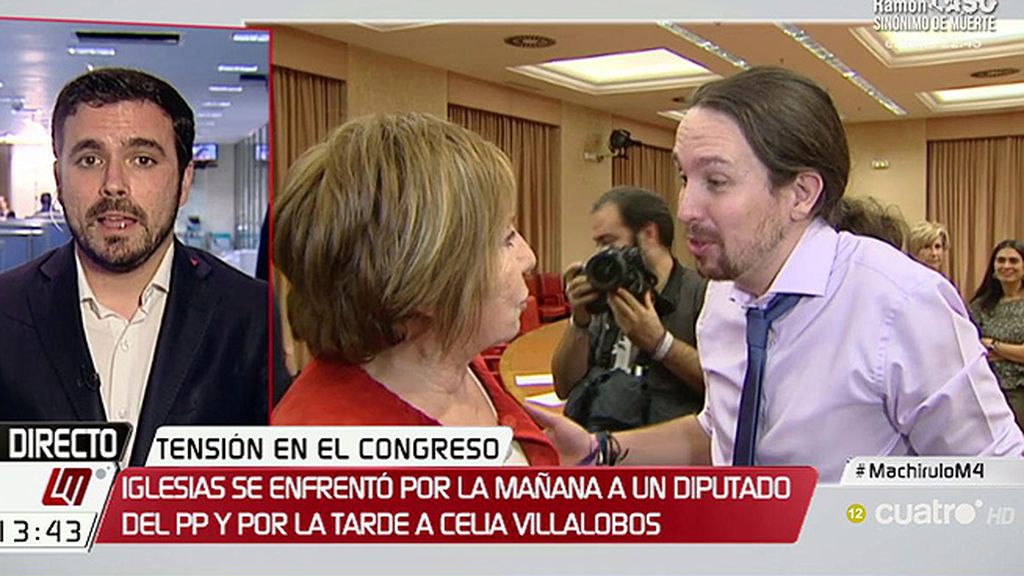 Garzón: “Villalobos ha hecho prácticamente de guardiana del PP y el Banco de España”