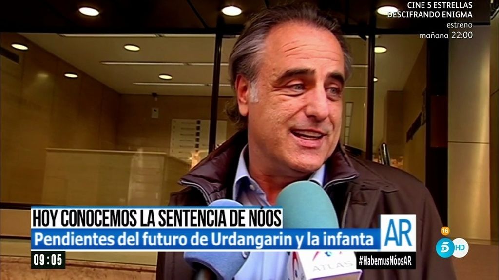 Caso Nòos: ¿Qué espera de la sentencia el abogado de la Infanta?