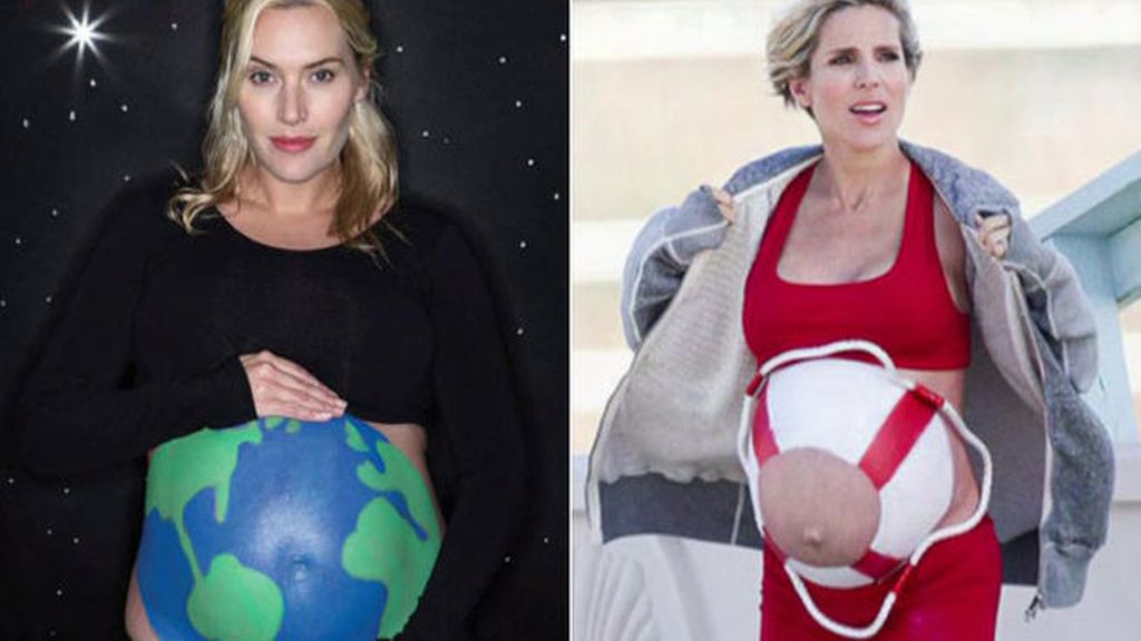 Las famosas se unen a la moda el ‘barripainting’, la pintura de las embarazadas