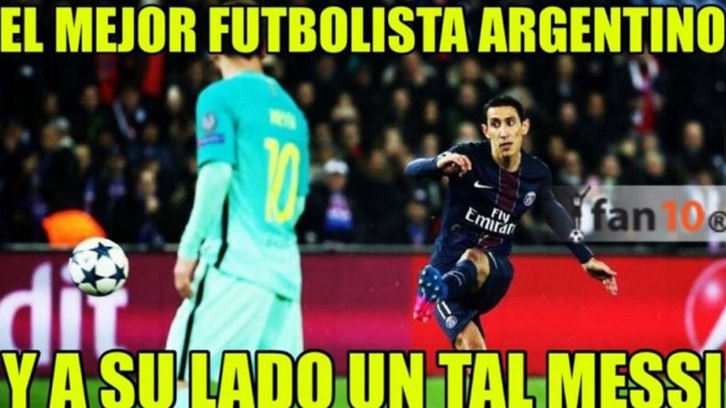 Meme PSG-Barcelona