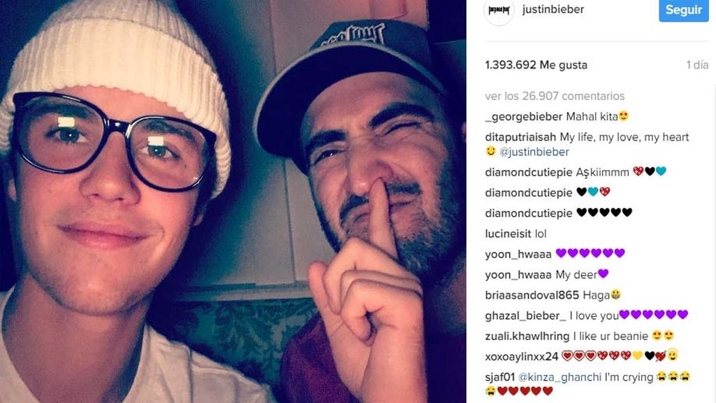 Semidesnudo, tristón... Las 12 caras de Justin Bieber en su vuelta a Instagram
