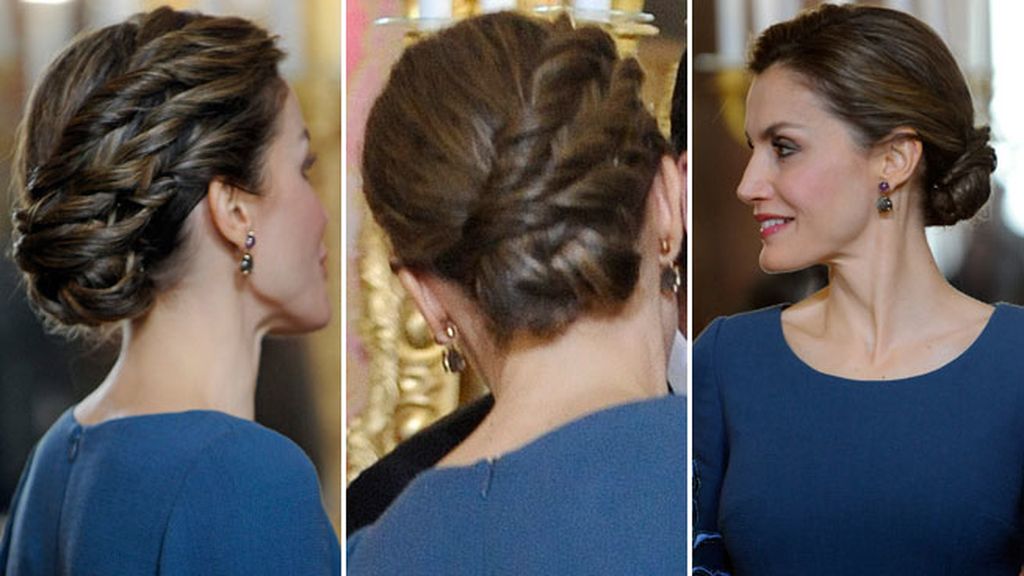 Los recogidos son un 'must' en sus actos más formales