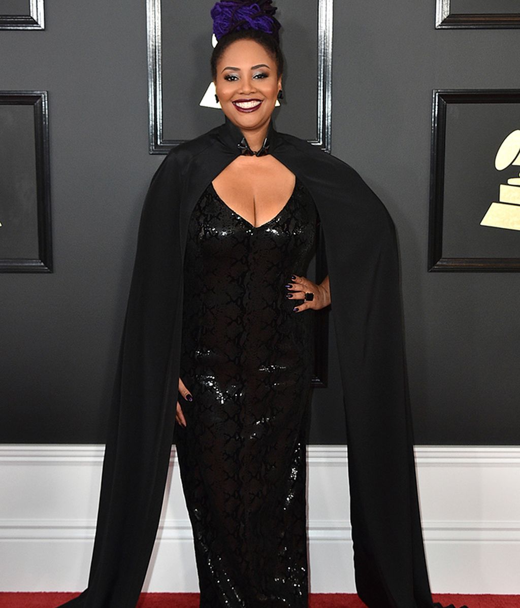 Lala Hathaway en la alfombra roja