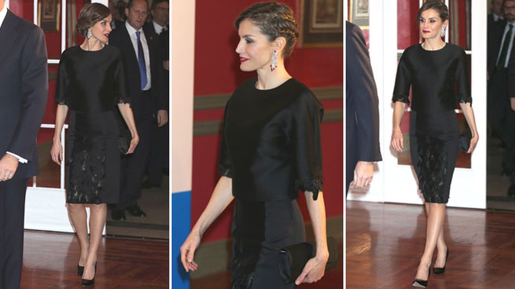 Los recogidos son un 'must' en sus actos más formales