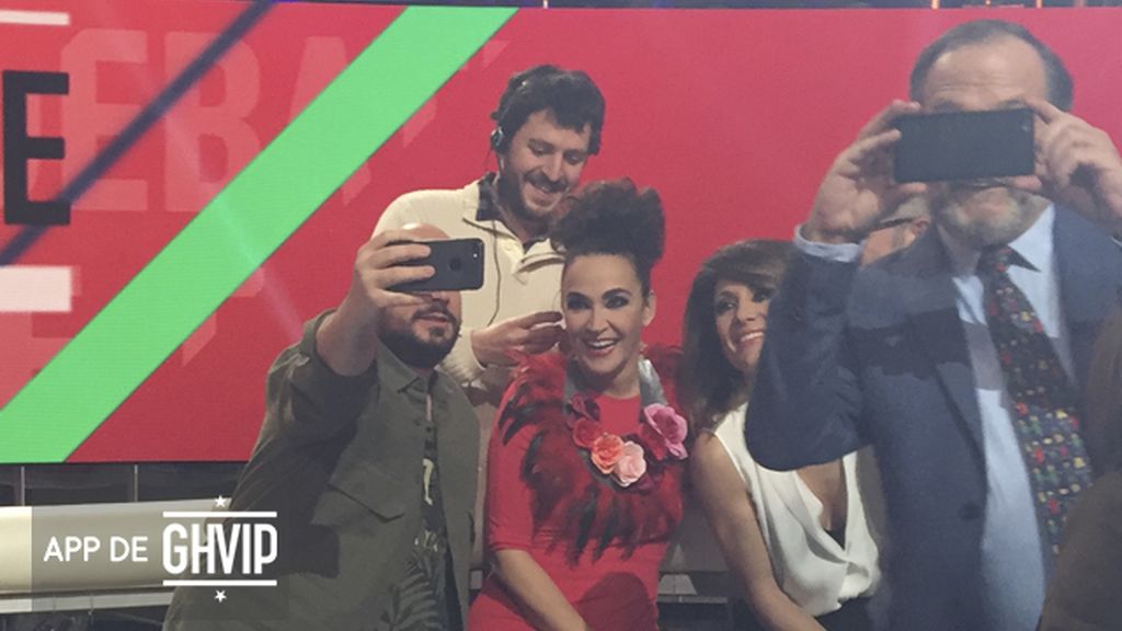 Selfies en el plató de GH VIP 5