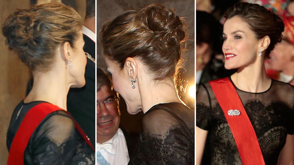 Los recogidos son un 'must' en sus actos más formales