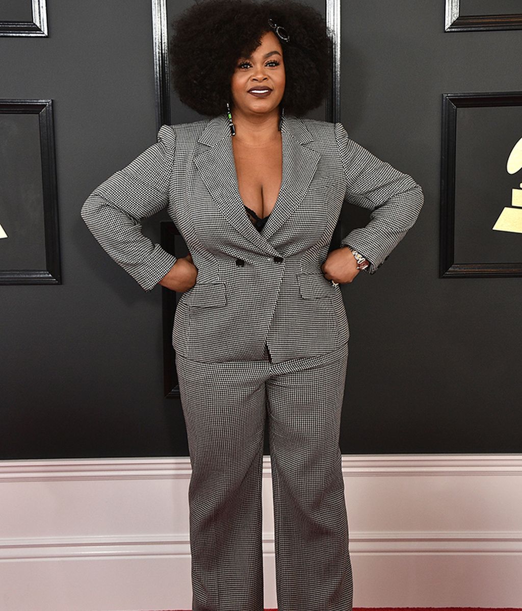 Jill Scott en la alfombra roja