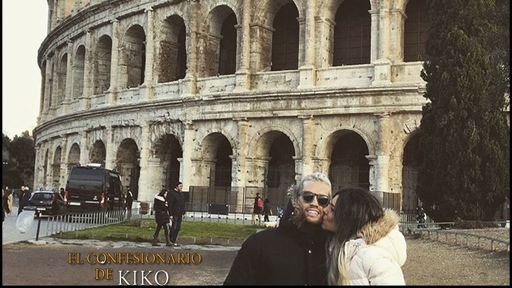 La pareja ha disfrutado de su amor en la capital italiana