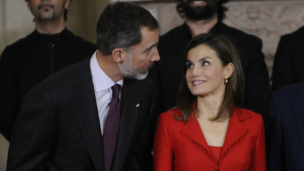 Ambos se mostraron muy relajados y sonrientes