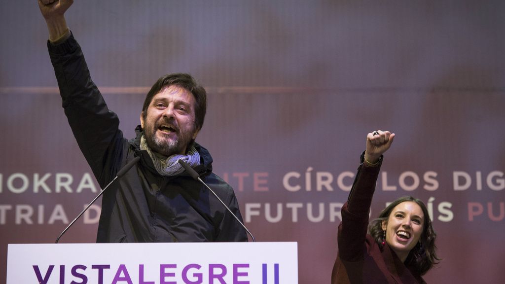 Rafa Mayoral e Irene Montero