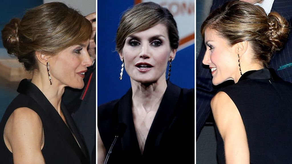 Los recogidos son un 'must' en sus actos más formales