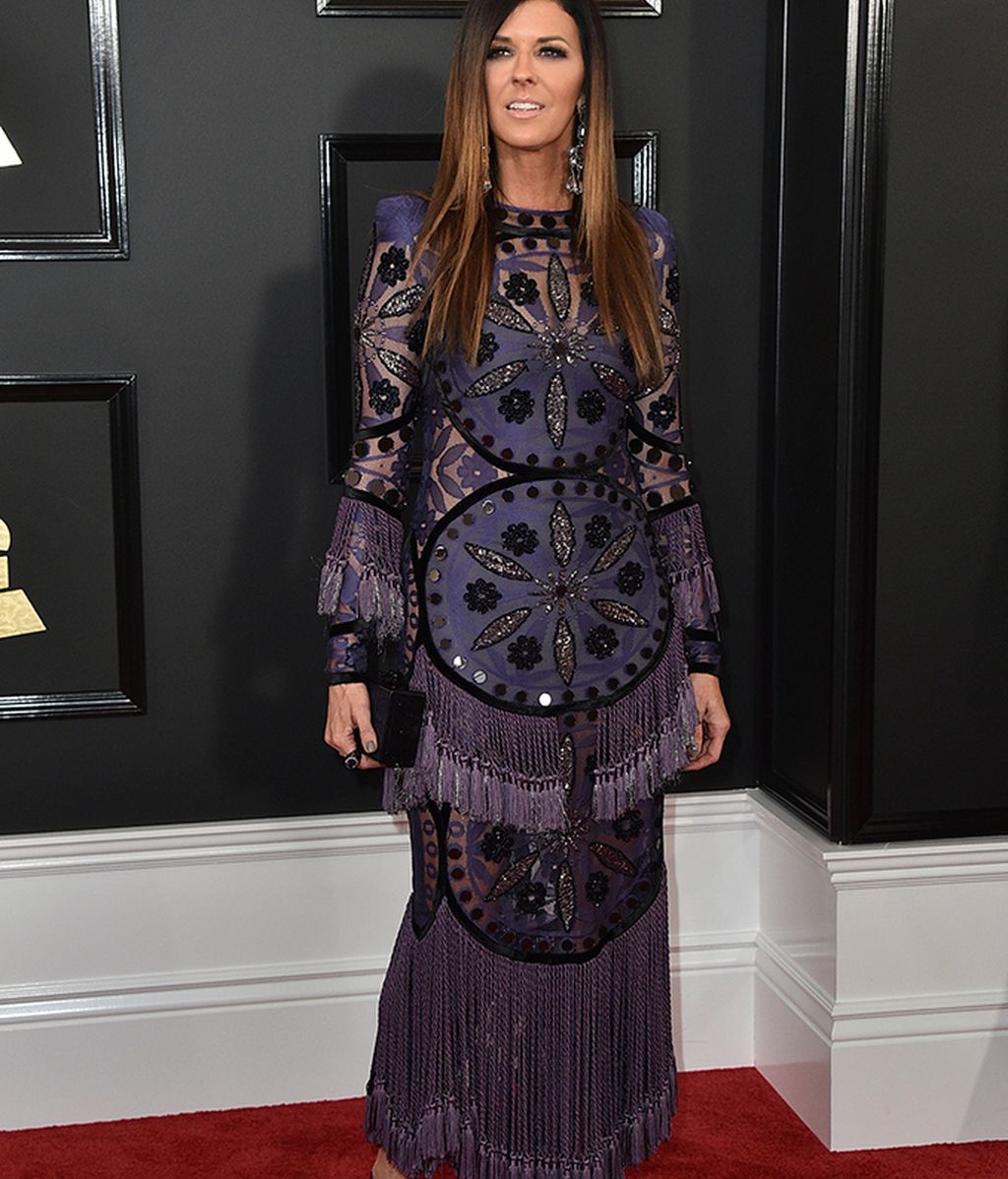 Karen Fairchild en la alfombra roja
