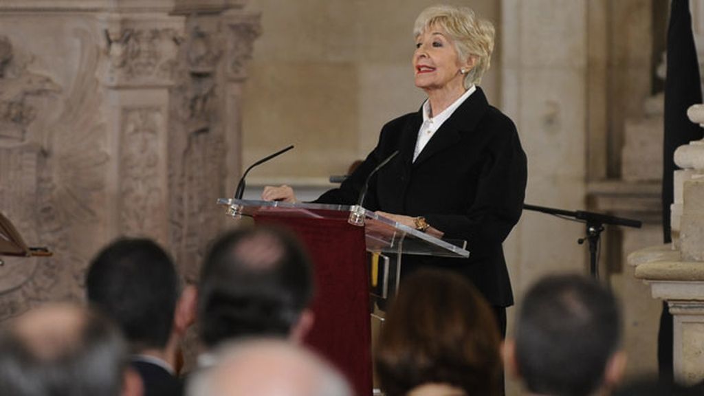 Concha Velasco durante el acto