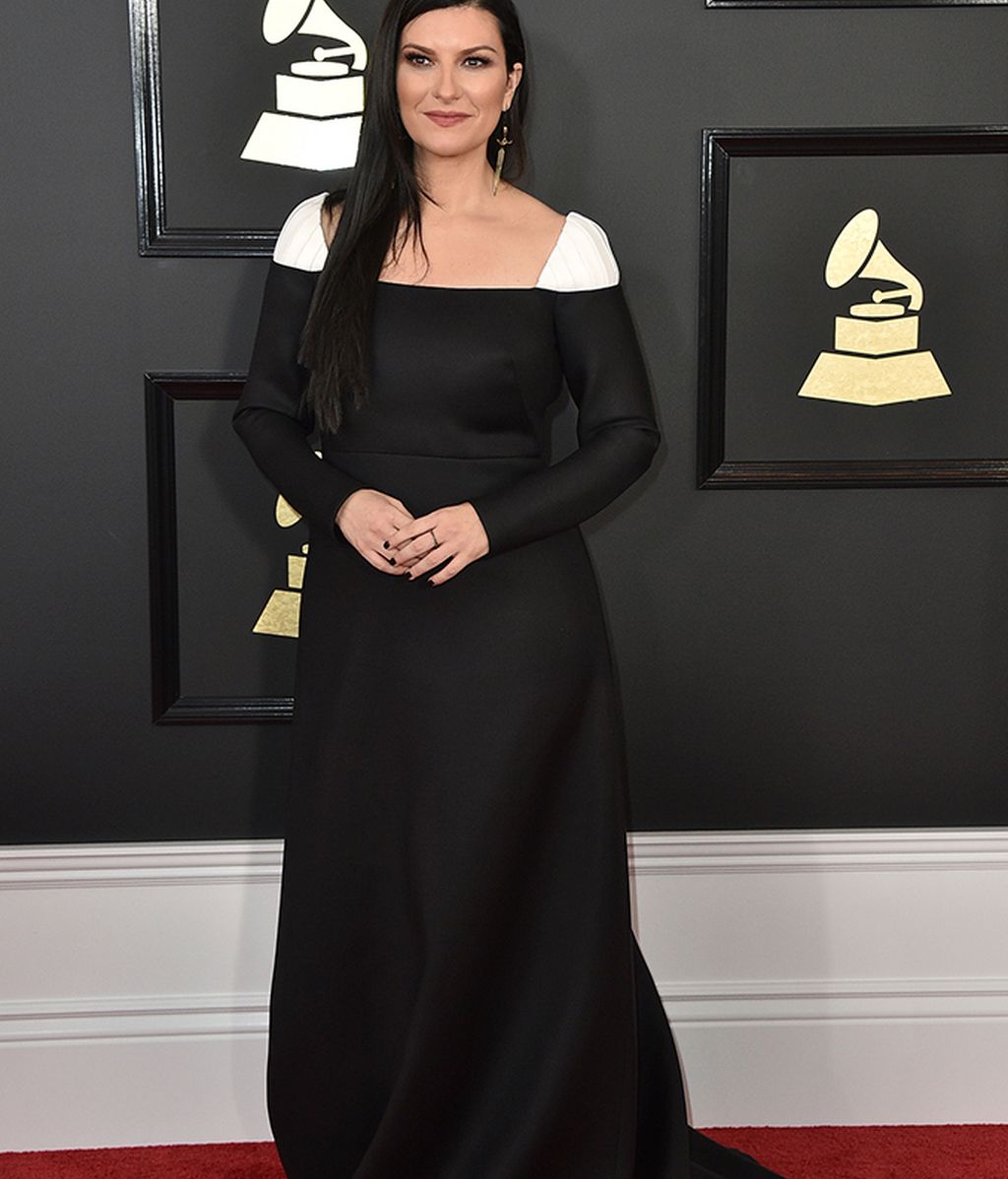 Laura Pausini con vestido de Armani Privé