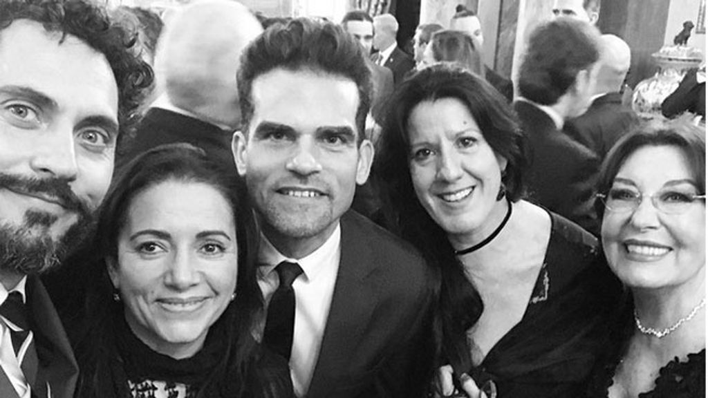 Paco León con "cuatro grandes del baile flamenco"