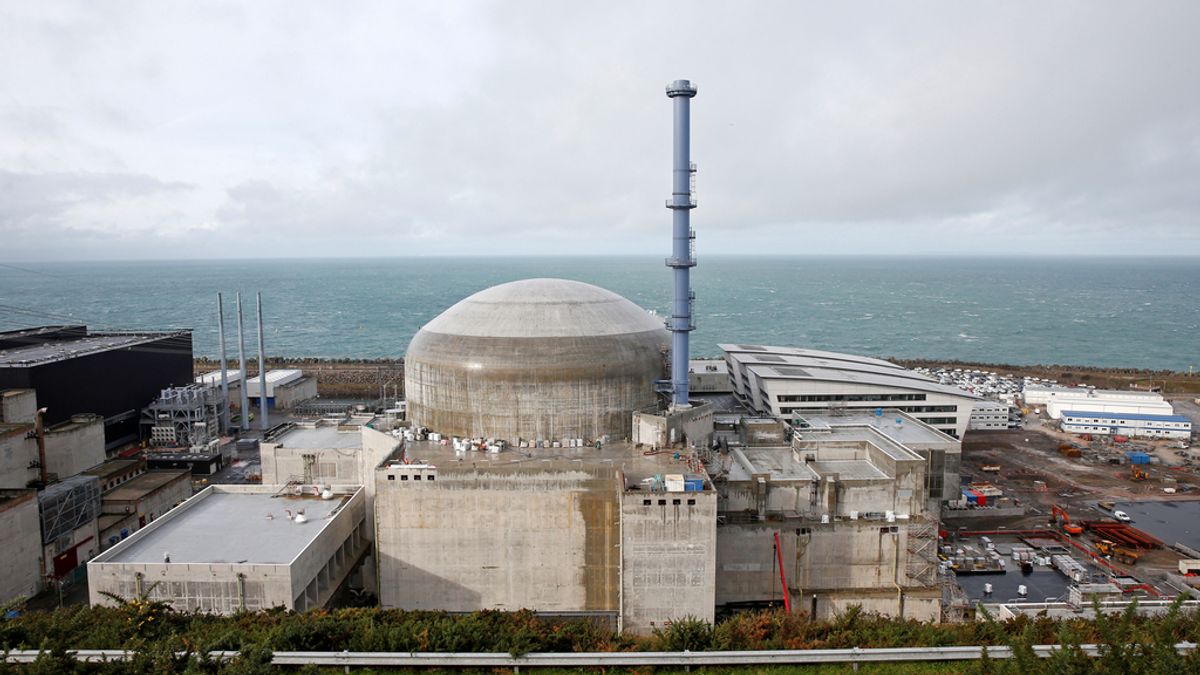 La central nuclear EDF en Flamanville