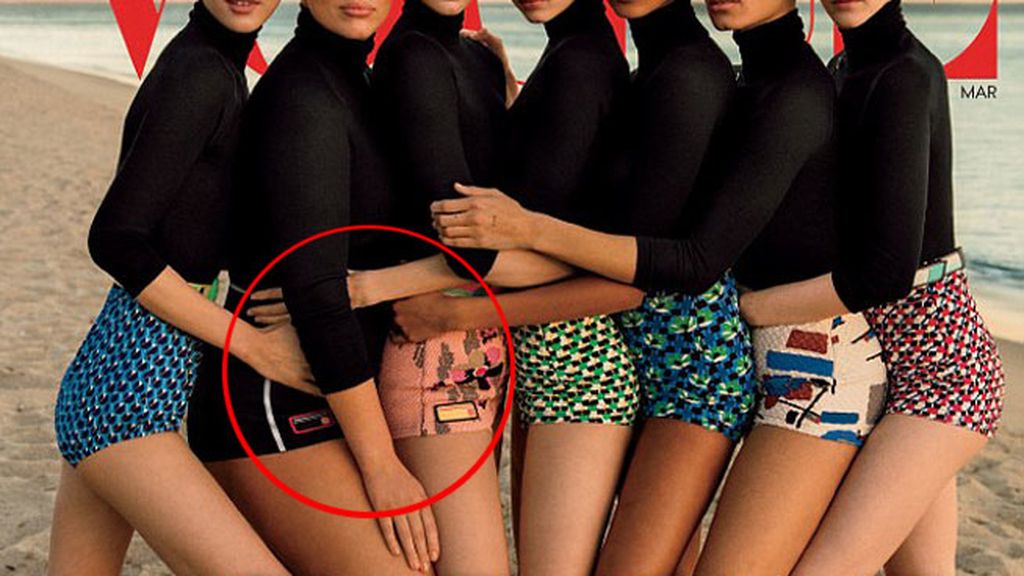 Vogue, acusada emplear el retoque fotográfico en las modelos para esconder sus curvas