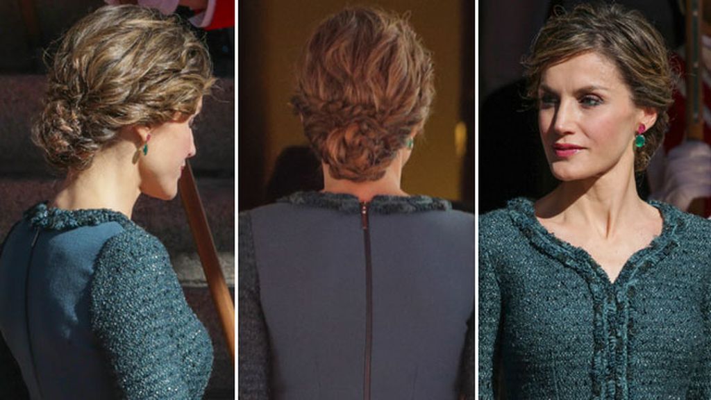 Los recogidos son un 'must' en sus actos más formales