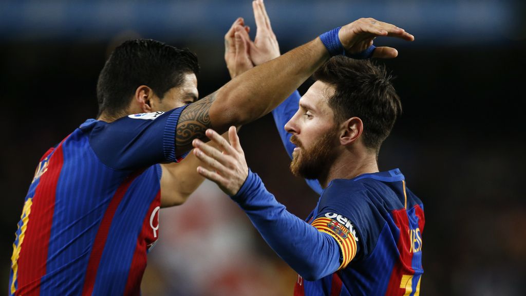Suárez y Messi