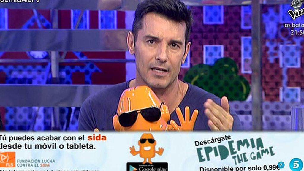 Jesús Vázquez: "Están a punto de encontrar la vacuna contra el sida"