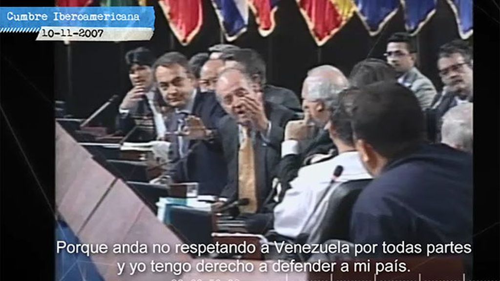Don Juan Carlos, a Chávez en la Cumbre Iberoamericana: "¿Por qué no te callas?"