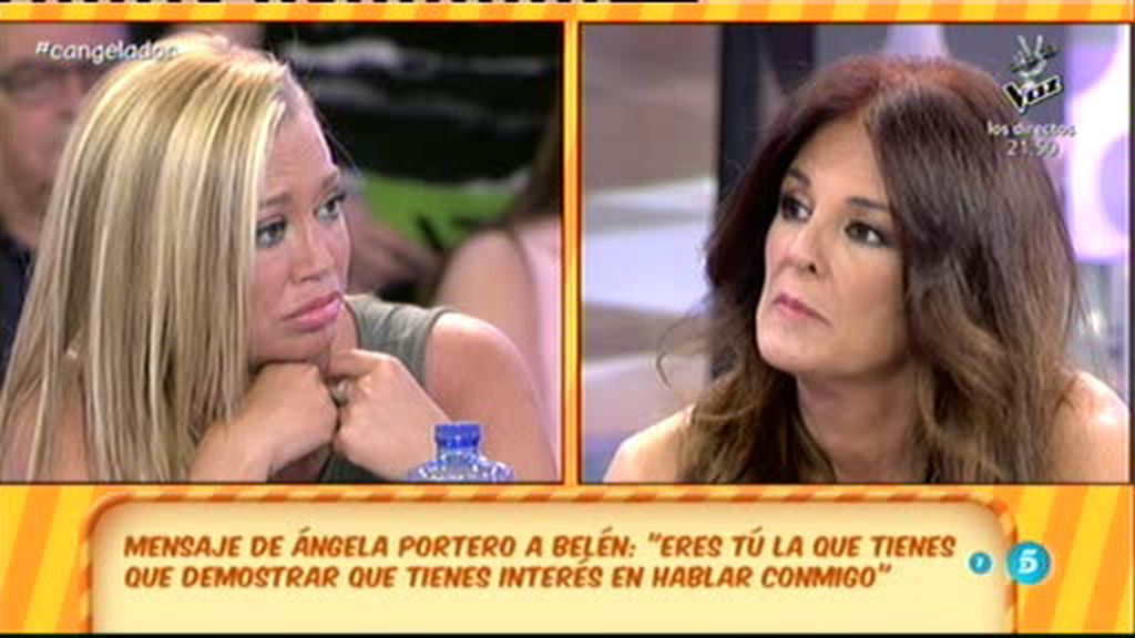 Belén Esteban, a Ángela Portero: “Pusiste a Lydia Lozano a parir”