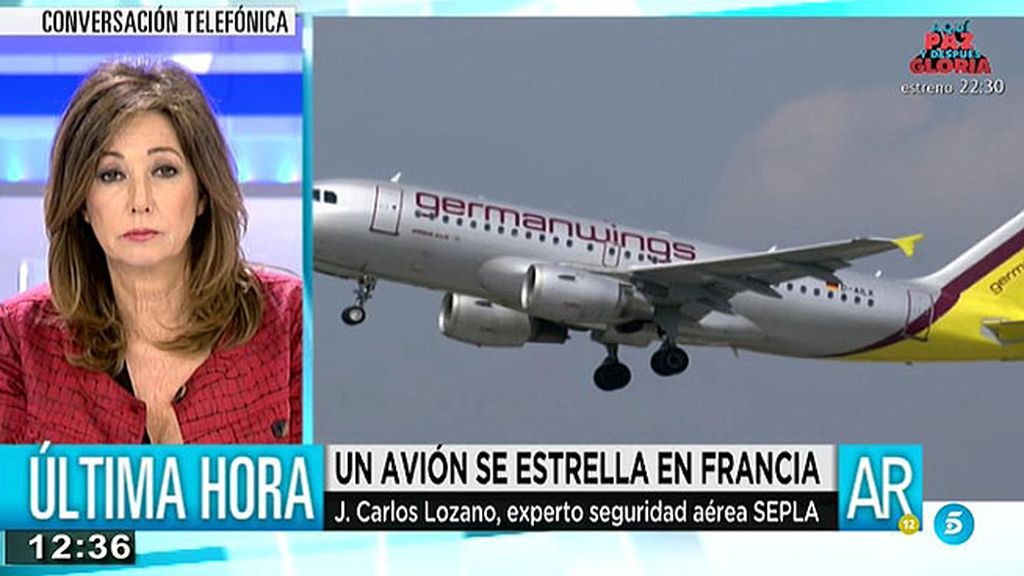 J. C. Lozano, experto en seguridad aérea: "Veinte años en un avión no son muchos"