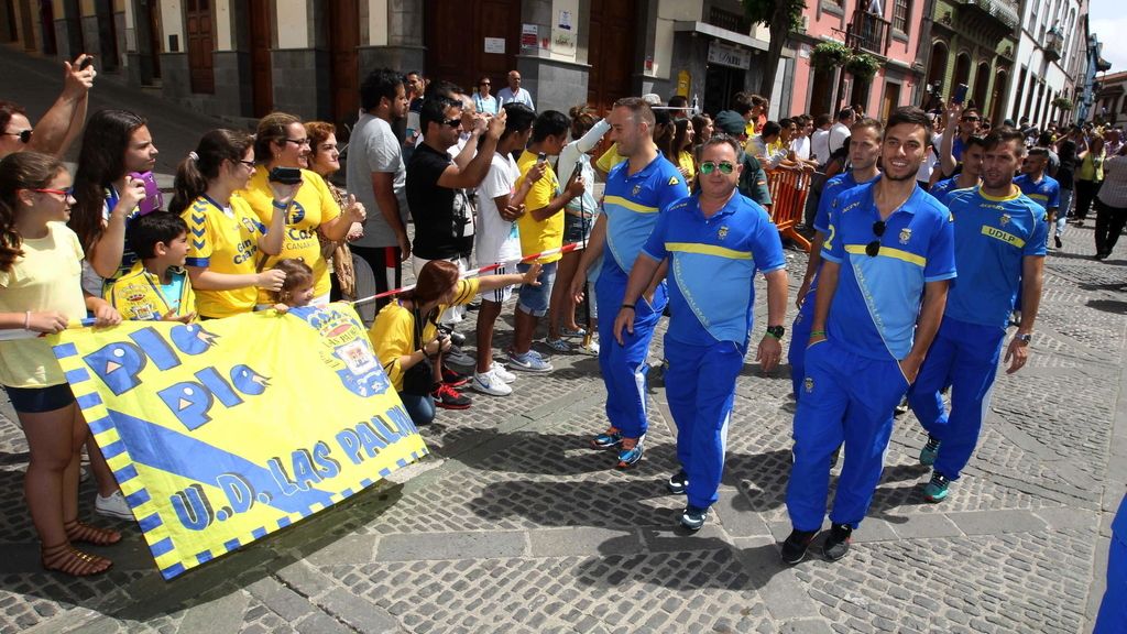 La UD Las Palmas ofrece el ascenso a la Virgen del Pino