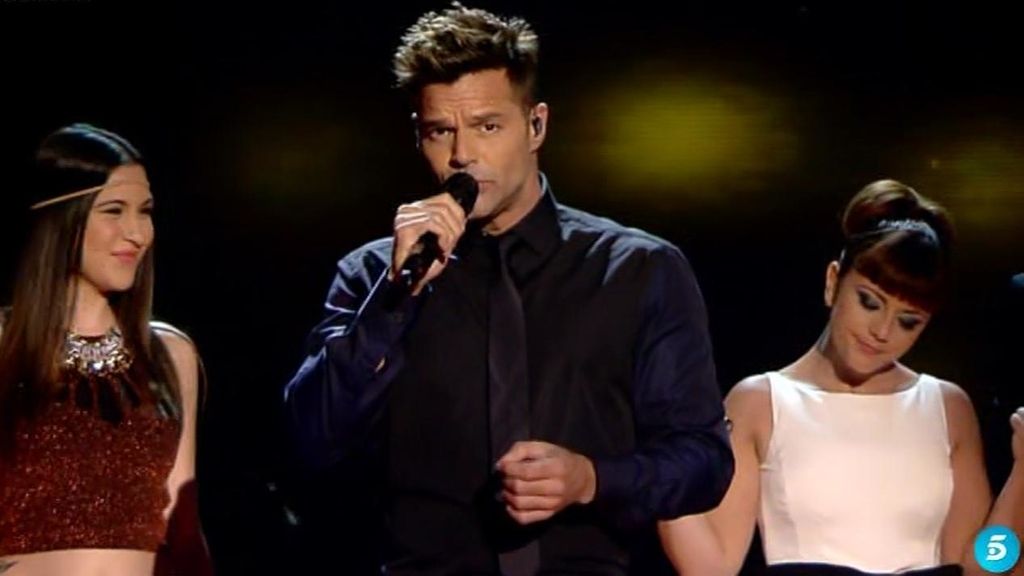 La actuación de Ricky Martin para inaugurar los directos de 'La Voz'