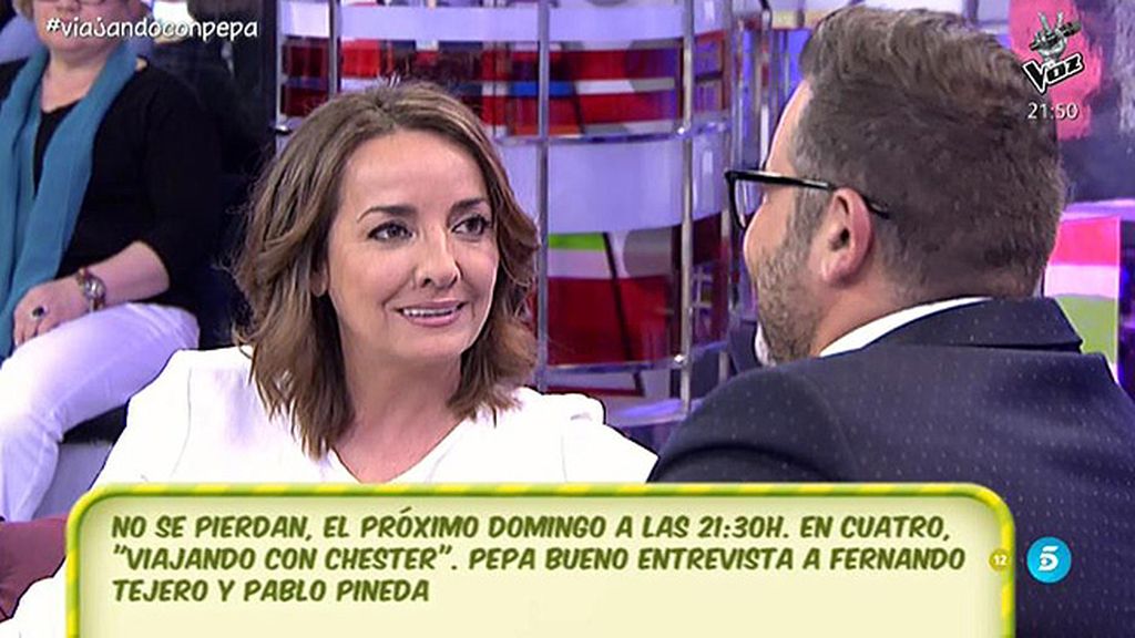 Pepa Bueno, a Jorge Javier Vázquez: "¿Qué no has dicho nunca aquí?"