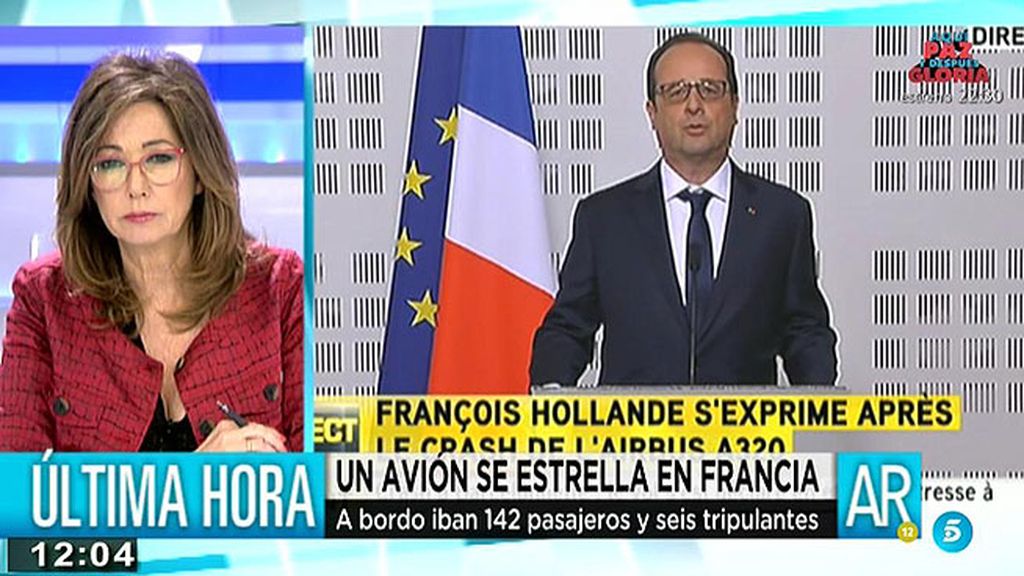 Hollande: "Todo apunta a que no hay supervivientes"