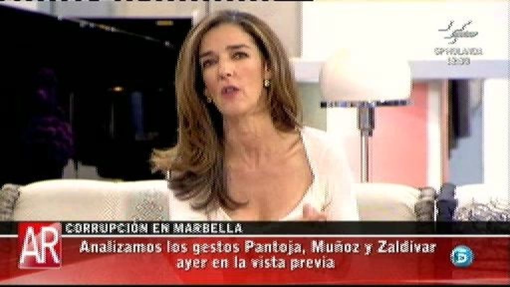 Al ver a Mayte Zaldívar, Isabel miró hacia otro lado