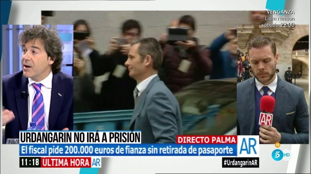 Javier Díaz, sobre la condicional de Urdangarin: "El enésimo favor de a fiscalía a la Casa Real"