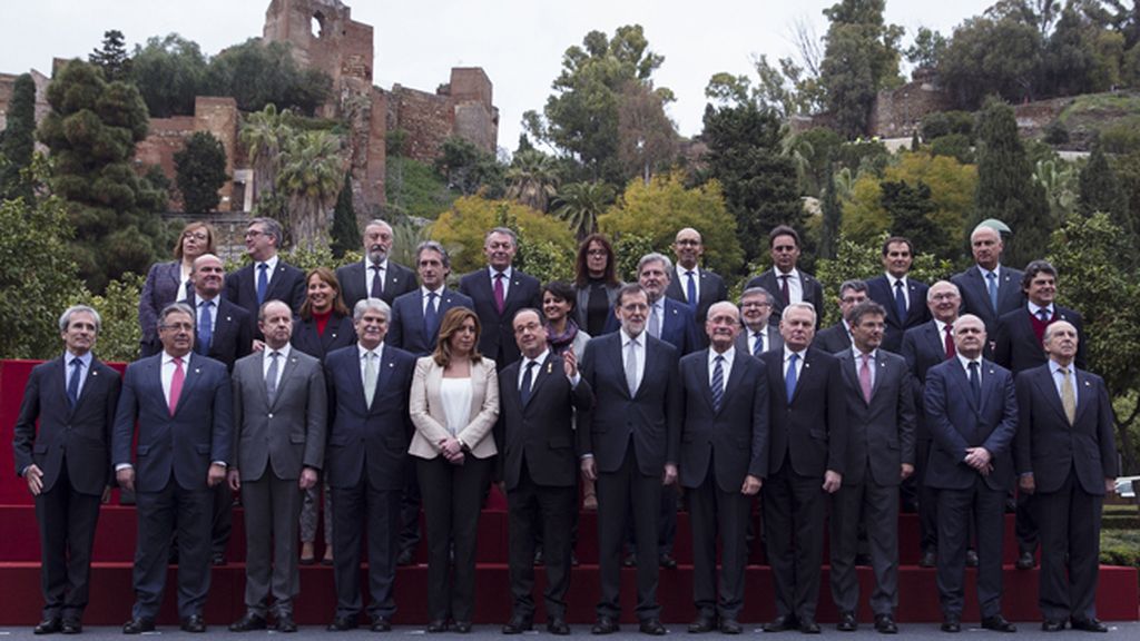 Rajoy y Hollande, protagonistas de la cumbre hispano francesa que arranca en Málaga
