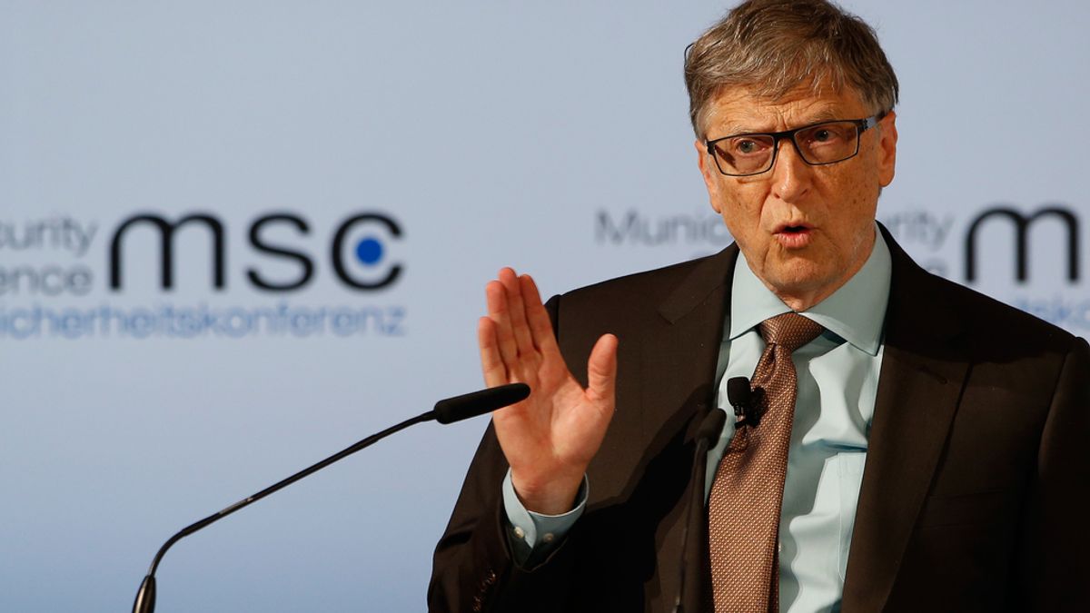 Bill Gates en una conferencia de Seguridad en Múnich