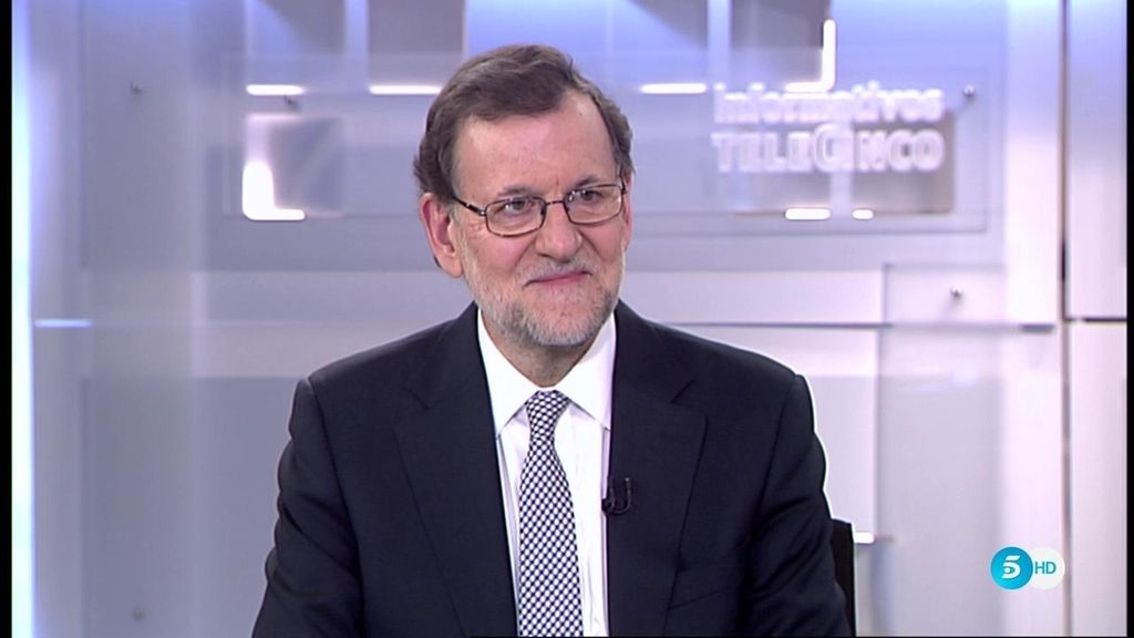 Entrevista íntegra de Pedro Piqueras a Mariano Rajoy en Informativos Telecinco