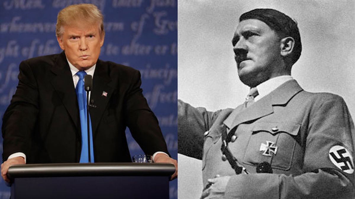 Donald Trump y Adolf Hitler