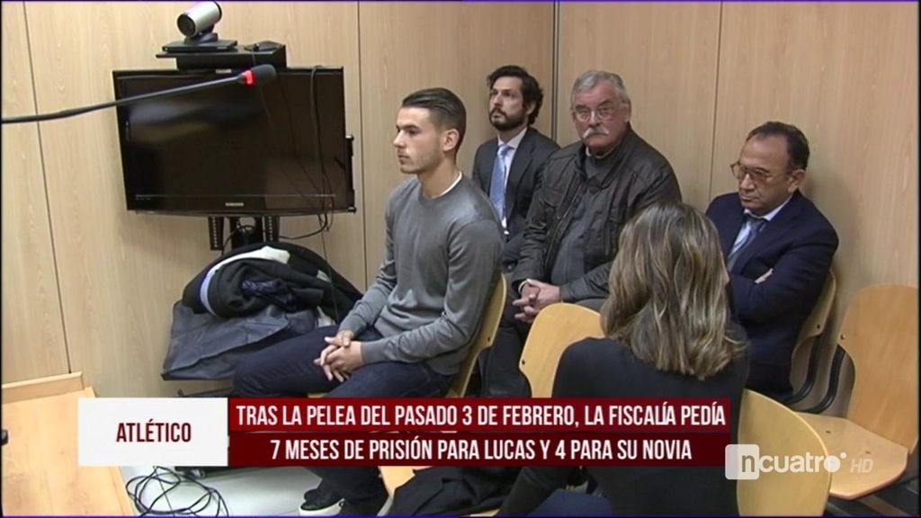 Lucas Hernández y su pareja, condenados a 31 días de trabajos para la comunidad