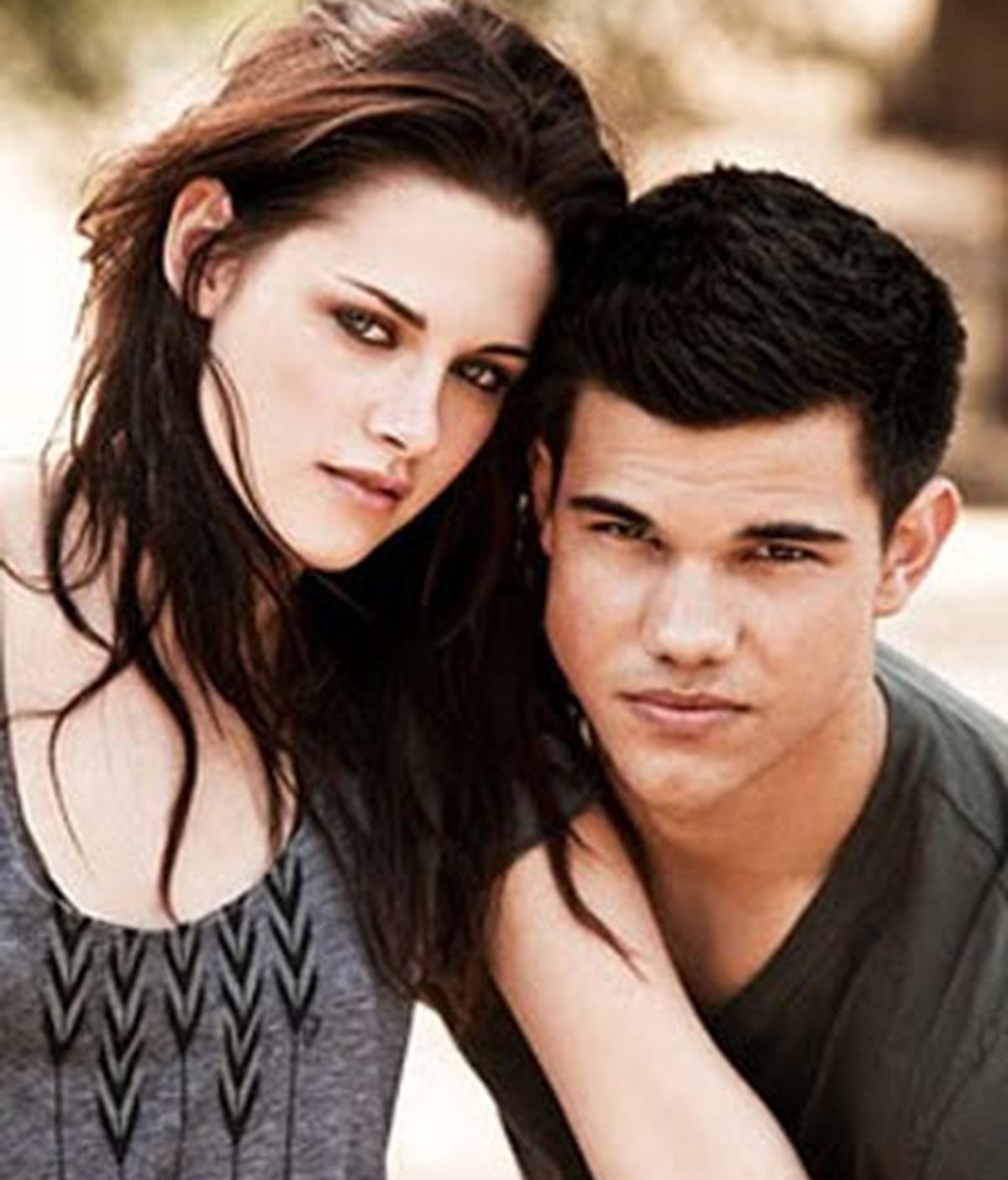 Kristen Stewart y Taylor Lautner. Foto: AP.