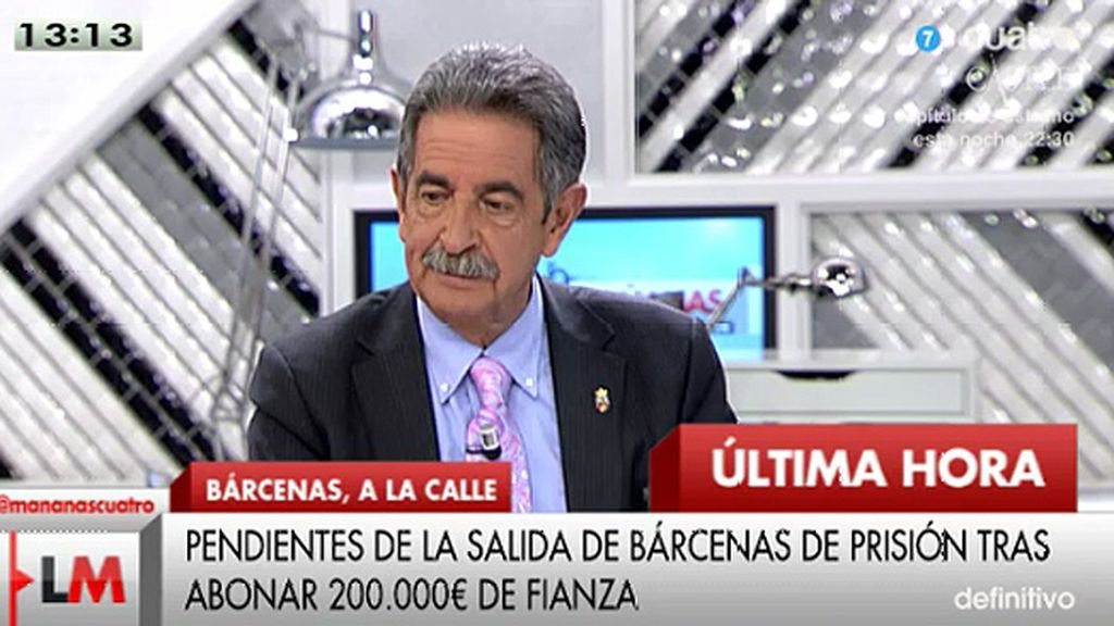 Revilla: "Quien tiene buenos abogados y recursos tarda en ir a la cárcel o no la pisa"