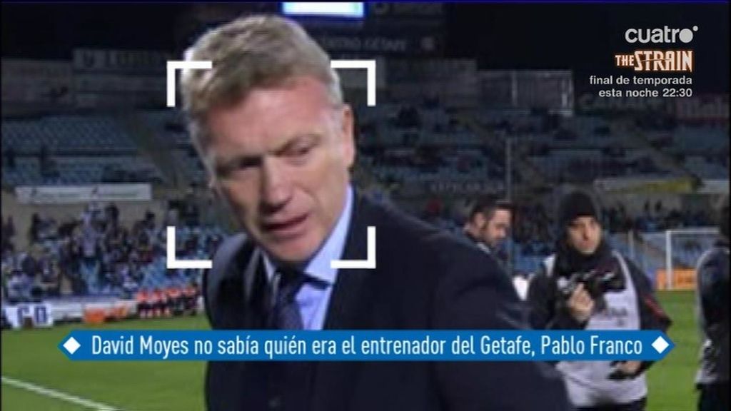 ¡Qué cara se le quedó! David Moyes no reconoció a Pablo Franco, técnico del Getafe