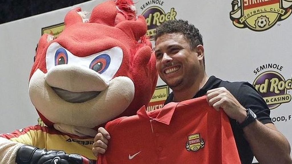 Ronaldo Nazario vuelve al fútbol a los 38 años en la segunda división estadounidense