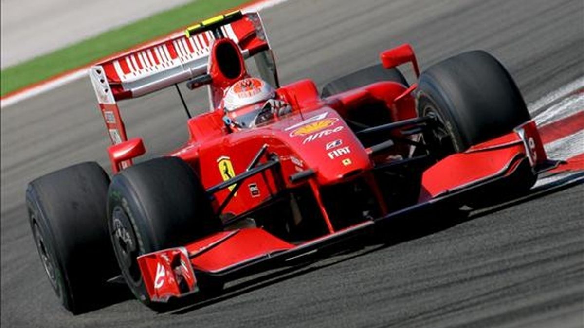 El piloto finlandés de Fórmula Uno Kimi Raikkonen, de la escudería Ferrari. EFE/Archivo