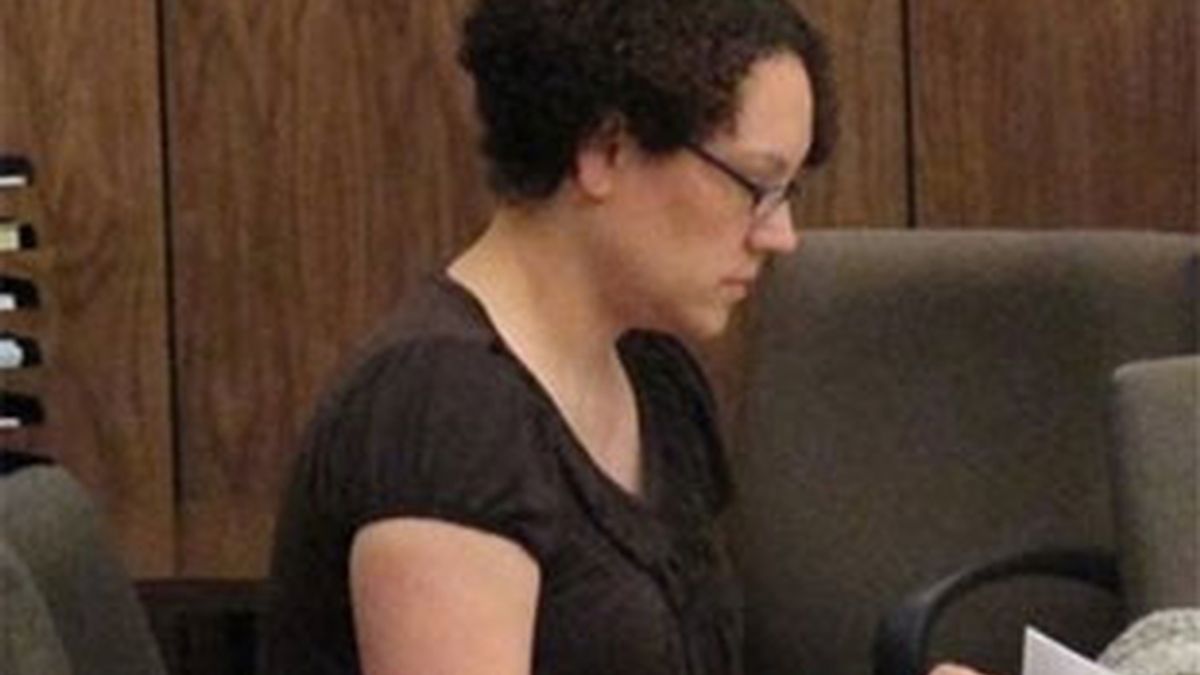 Jessica Beagley durante una vista del juicio.
