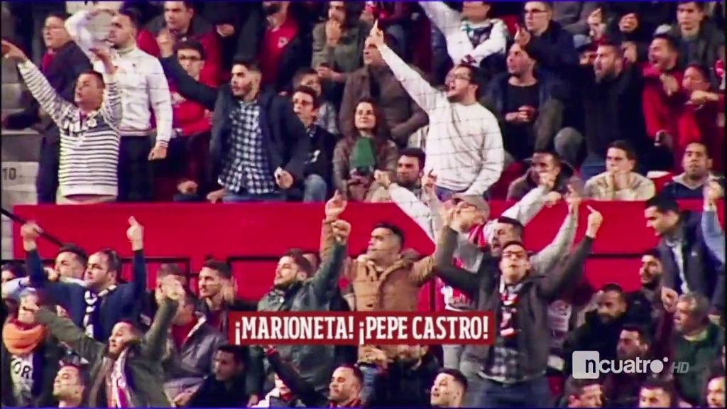 ¡Enfrentamiento en el Sánchez-Pizjuán! Los Biris arremeten contra el presidente