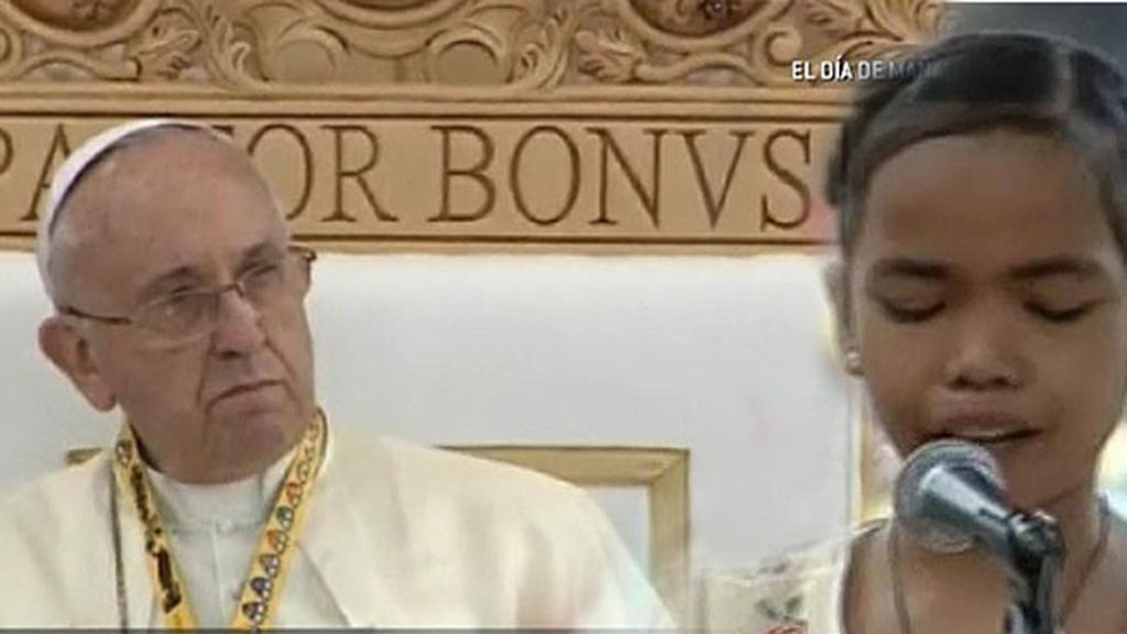 La niña que enmudeció al Papa con sus preguntas