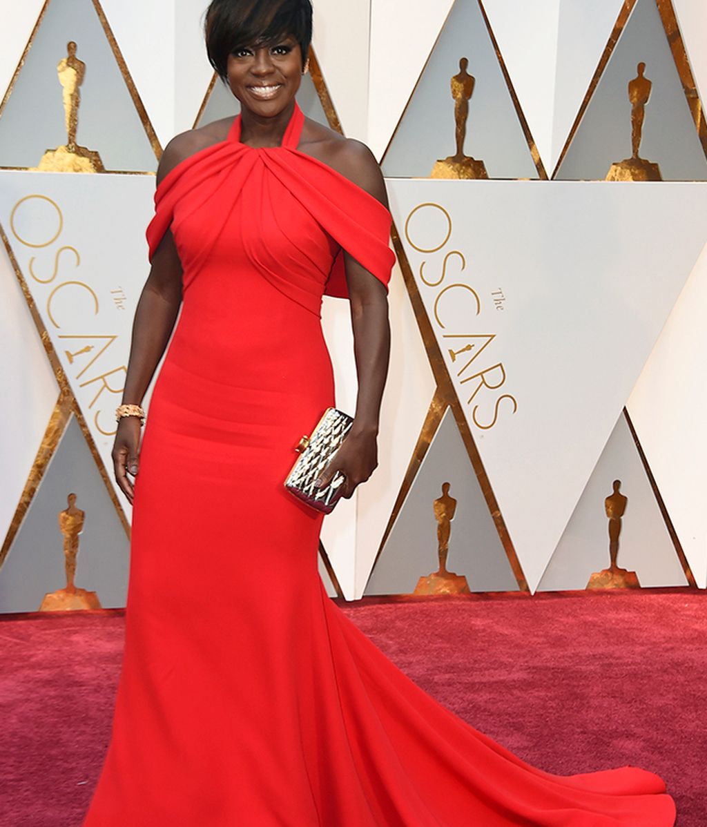 Viola Davis vestida de Armani Privé
