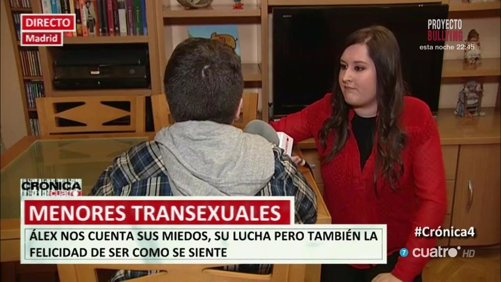 Álex, un menor transexual, del autobús de la polémica: “Es un acto de transfobia cruel”